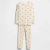 Pyjama-Set für Kinder und Babys aus gebürsteter Bio-Baumwolle mit „Pumpkin Bear“-Motiv