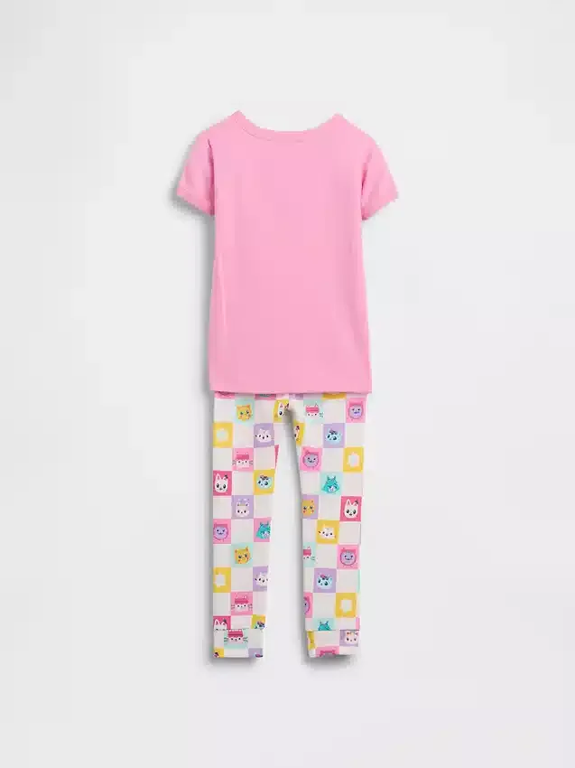 Pyjama-Set „Gabby’s Dollhouse“ aus gebürsteter Bio-Baumwolle für Baby & Kleinkind