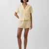 Pyjama-Shorts aus gekräuseltem Gaze