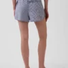 Pyjama-Shorts aus gekräuseltem Gaze