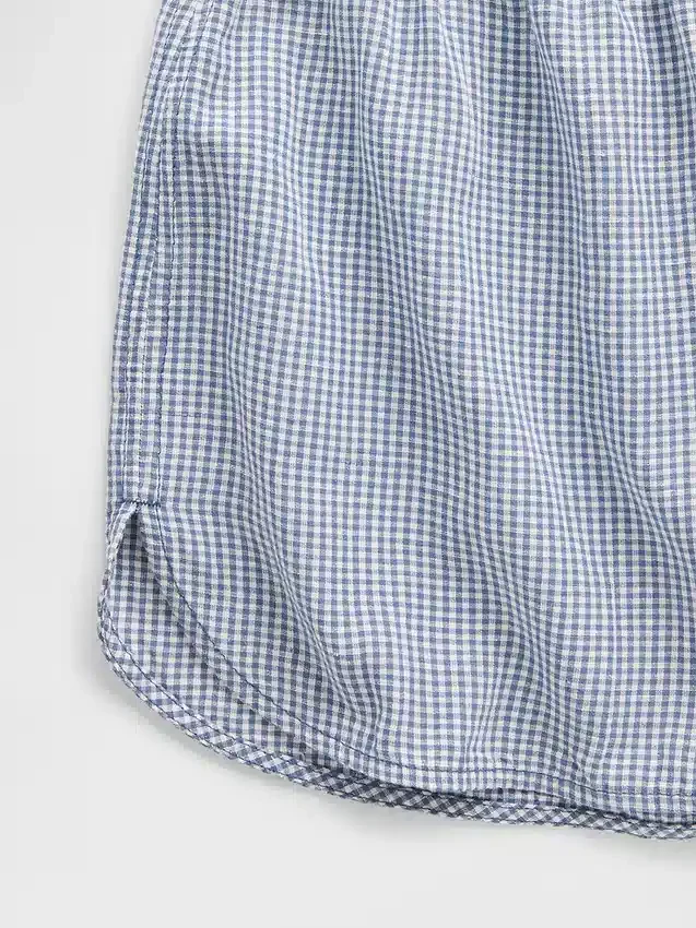 Pyjama-Shorts aus gekräuseltem Gaze