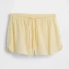 Pyjama-Shorts aus gekräuseltem Gaze