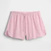 Pyjama-Shorts aus gekräuseltem Gaze