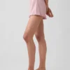 Pyjama-Shorts aus Pointelle-Strick mit gewelltem Saum