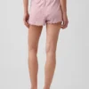 Pyjama-Shorts aus Pointelle-Strick mit gewelltem Saum