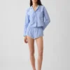 Pyjama-Shorts aus Popeline