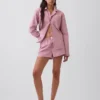 Pyjama-Shorts aus Popeline