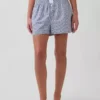 Pyjama-Shorts aus Popeline