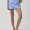 Pyjama-Shorts aus Popeline