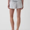 Pyjama-Shorts aus Popeline