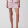 Pyjama-Shorts aus Popeline