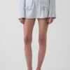 Pyjama-Shorts aus Popeline