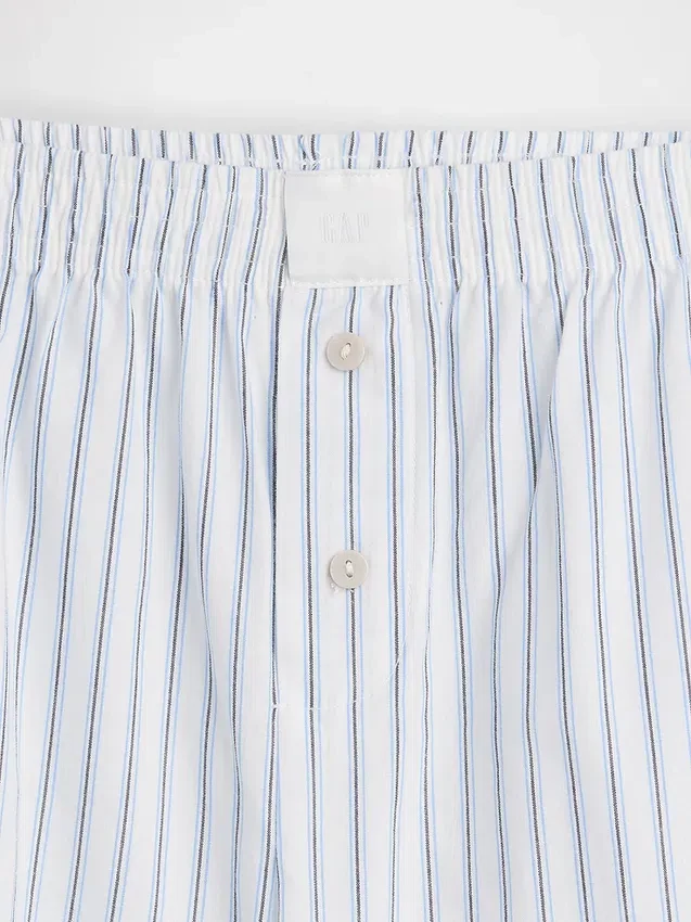 Pyjama-Shorts aus Popeline