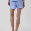 Pyjama-Shorts aus Popeline