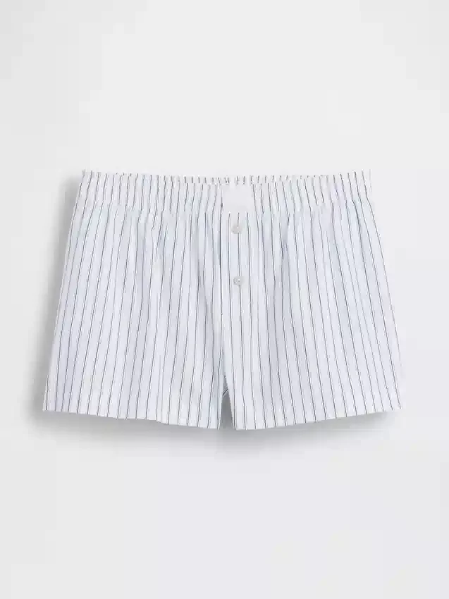 Pyjama-Shorts aus Popeline