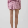 Pyjama-Shorts aus Popeline