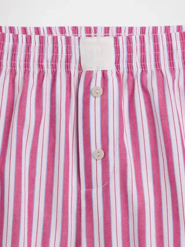 Pyjama-Shorts aus Popeline