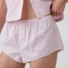 Pyjama-Shorts aus Popeline