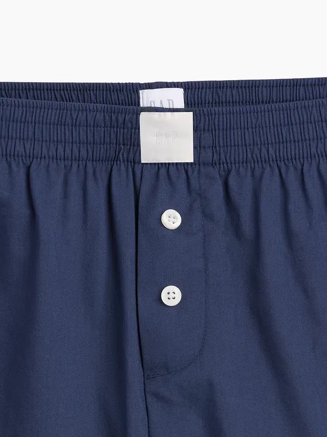 Pyjama-Shorts aus Popeline