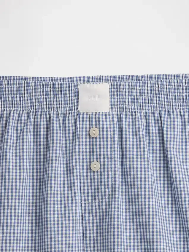 Pyjama-Shorts aus Popeline
