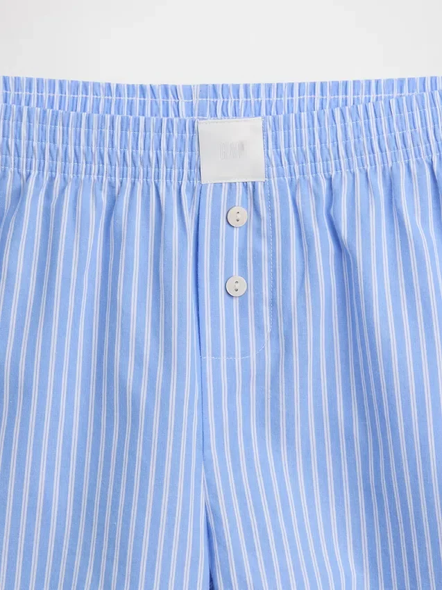 Pyjama-Shorts aus Popeline
