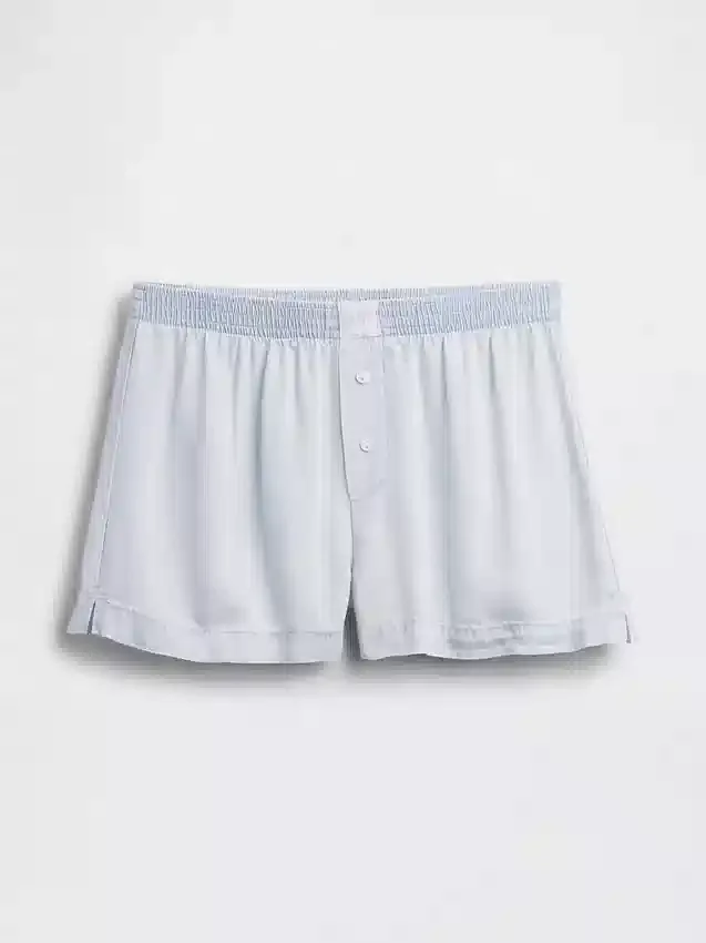 Pyjama-Shorts aus Popeline