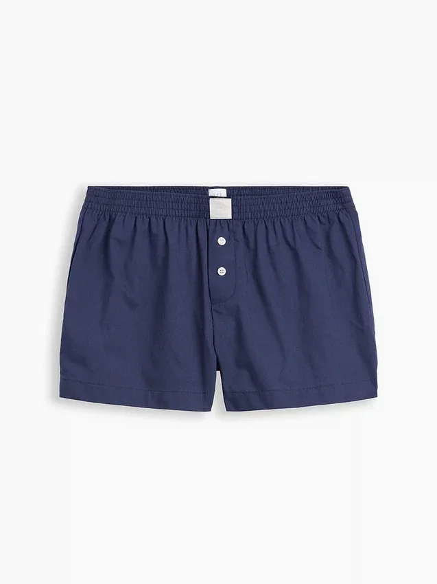 Pyjama-Shorts aus Popeline