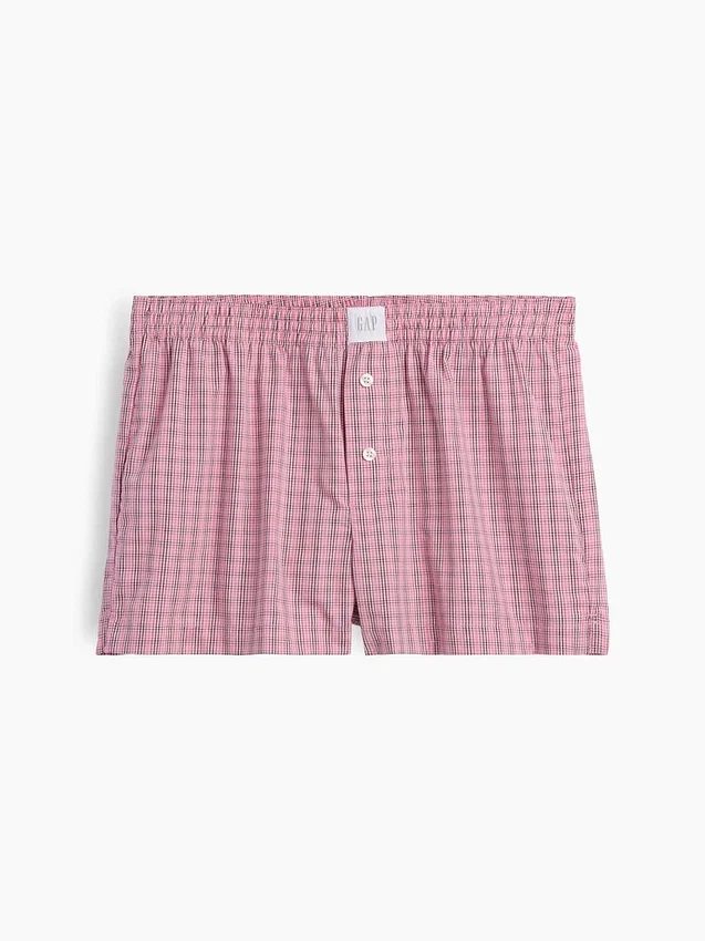 Pyjama-Shorts aus Popeline