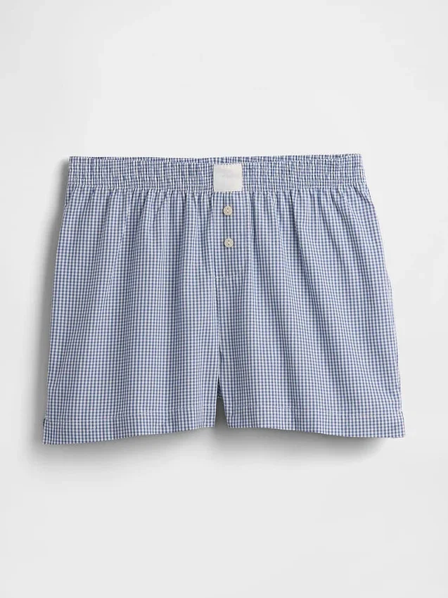 Pyjama-Shorts aus Popeline