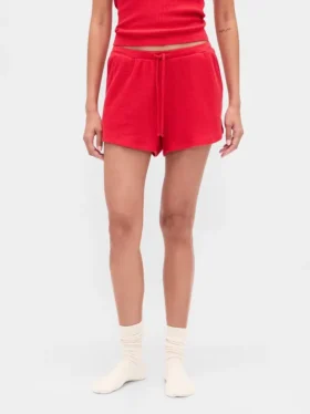 Pyjama-Shorts aus Waffelpiqué