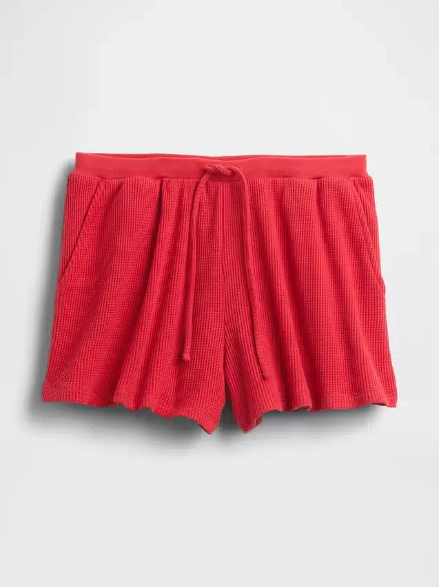 Pyjama-Shorts aus Waffelpiqué