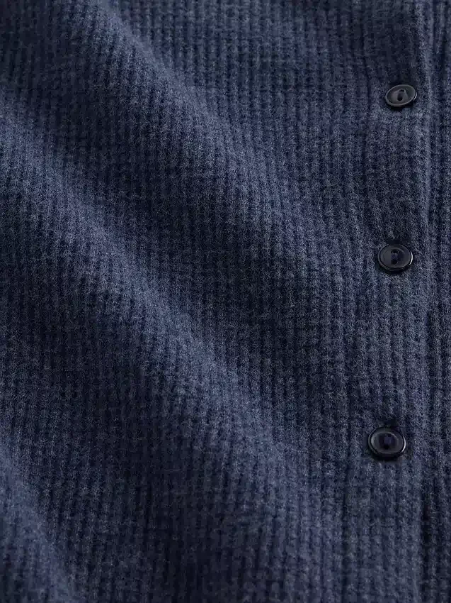 Pyjama-Strickjacke aus Waffelpiqué