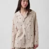 Pyjamahemd aus Popeline