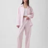 Pyjamahemd aus Popeline