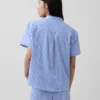 Pyjamahemd aus Popeline