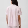Pyjamahemd aus Popeline