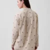 Pyjamahemd aus Popeline