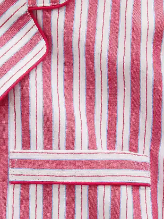 Pyjamahemd aus Popeline