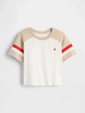 Raglan-Fußball-T-Shirt für Baby & Kleinkind