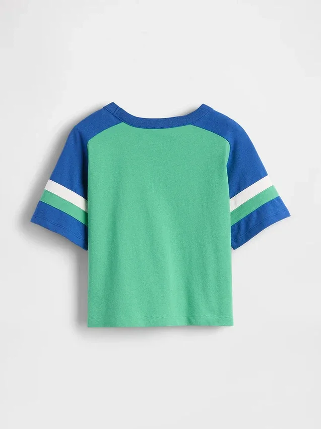 Raglan-Fußball-T-Shirt für Baby & Kleinkind