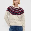 Raglan-Pullover mit Rundhalsausschnitt aus Baumwollmischung