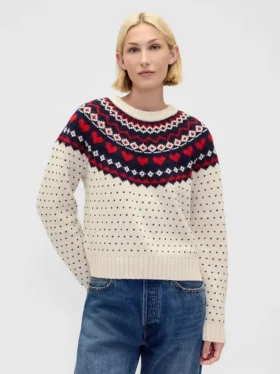 Raglan-Pullover mit Rundhalsausschnitt aus Baumwollmischung