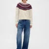 Raglan-Pullover mit Rundhalsausschnitt aus Baumwollmischung