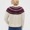 Raglan-Pullover mit Rundhalsausschnitt aus Baumwollmischung