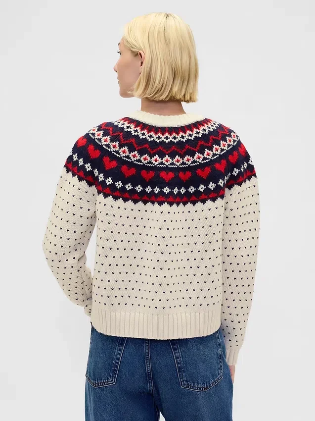 Raglan-Pullover mit Rundhalsausschnitt aus Baumwollmischung