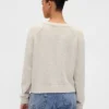 Raglan-Pullover mit Rundhalsausschnitt aus Baumwollmischung