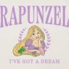 Rapunzel-T-Shirt mit College-Motiv für Kleinkinder