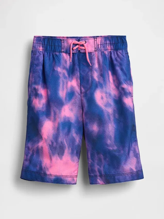 Recycelte Badeshorts für Kinder, 8"