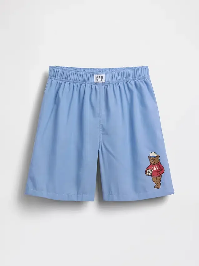 Recycelte Boxer-Pyjama-Shorts für Kinder