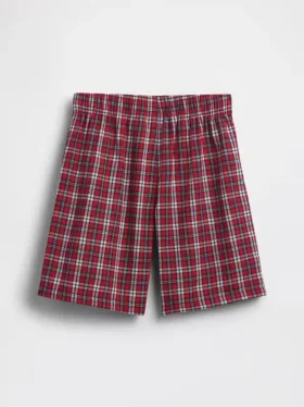 Recycelte Boxer-Pyjama-Shorts für Kinder